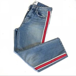 Zara Trafaluc Straight Button Fly High Rise Jeans